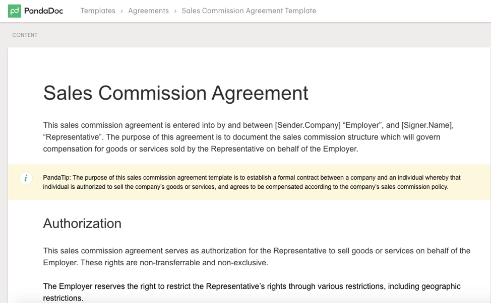 Sales Commission Agreement