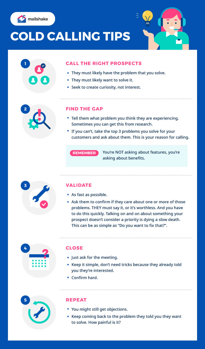 Cold Calling Tips Infographic